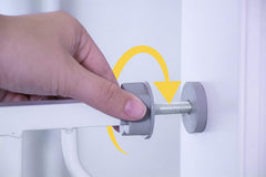 Regalo 56-Inch Extra WideSpan Walk Through Baby Gate, Includes 4-Inch, 8-Inch and 12-Inch Extension, 4 Pack of Pressure Mounts