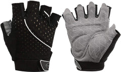 Tourdarson Weight Lifting Gym Gloves Microfiber & Anti-Slip Silica Gel Grip Padded Workout Gloves for Weightlifting, Cross Training, Gym, Fitness, Bodybuilding Men & Women