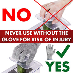 Vegetable Chopper Mandoline Slicer Dicer - Onion Chopper - Vegetable Dicer Food Chopper Dicer Pro - Spiralizer Vegetable Slicer by Veracity & Verve