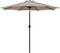 Grand Patio 9 FT Enhanced Patio Umbrella with 8 Ribs, Table Umbrella with Crank/Tilt, Outdoor Shades for Pool Garden Yard Deck Beach, Black & White Stripe