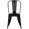 POLY & BARK EM-112-BLK-X4 Trattoria Side Chair in in Black (Set of 4)