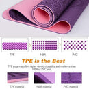 TOPLUS Yoga Mat - Classic 1/4 inch Pro Yoga Mat Eco Friendly Non Slip Fitness Exercise Mat with Carrying Strap-Workout Mat for Yoga, Pilates and Floor Exercises