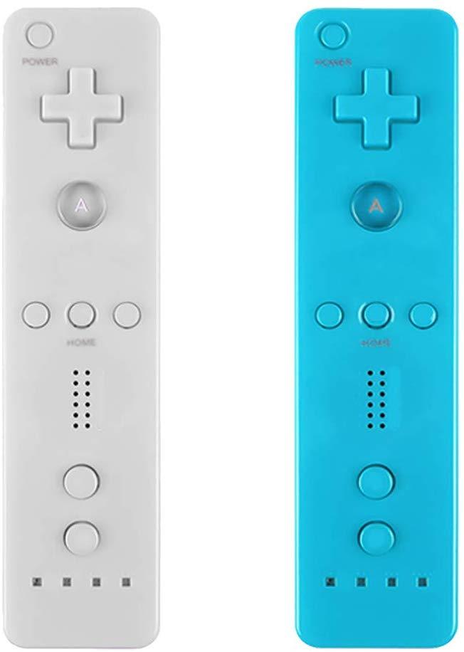 Yosikr Wireless Remote Controller for Wii Wii U - 4 Packs Pink+Red+Deep Blue+Blue