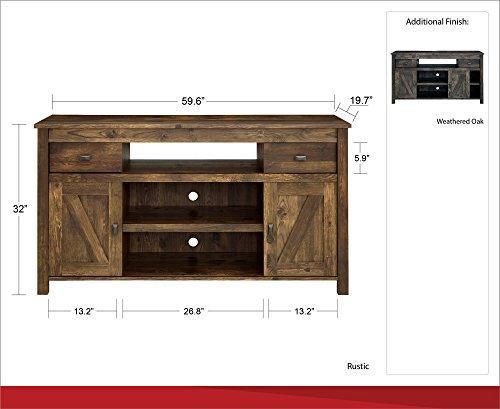 Ameriwood Home  Farmington Night Stand, Rustic ,Small, Century Barn Pine - 5683215PCOM