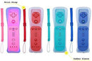 Yosikr Wireless Remote Controller for Wii Wii U - 4 Packs Pink+Red+Deep Blue+Blue