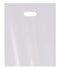 100 Pack 15" x 18" with 2 mil Thick White Merchandise Plastic Glossy Retail Bags | Die Cut Handles | Perfect for Shopping, Party Favors, Birthdays, Children Parties | Color White | 100% Recyclable