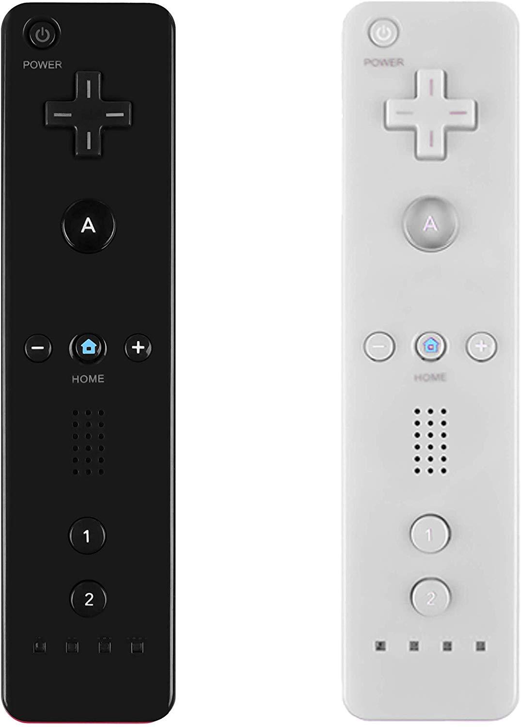 Yosikr Wireless Remote Controller for Wii Wii U - 4 Packs Pink+Red+Deep Blue+Blue