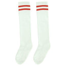 Youth Soccer Socks Fasoar Teens Knee High Football Socks Long Striped Rugby Tube Socks 2/6/10 Pairs