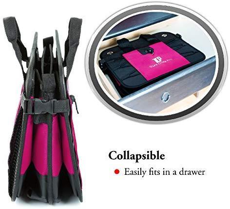 Trunkcratepro Collapsible Portable Multi Compartments Trunk Organizer, Black