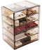 Sorbus Cosmetics Makeup and Jewelry Big Storage Display-Stylish Vanity, Bathroom Case, 4 Large, 2 Small Drawers, Clear