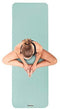 Retrospec Solana Yoga Mat 1" w/ Nylon Strap for Men & Women - Non Slip Exercise Mat for Yoga, Pilates, Stretching, Floor & Fitness Workouts