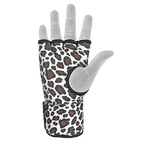 DEFY Gel Padded Premium Inner Gloves with Hand Wraps MMA Muay Thai Boxing Training Fight PAIR