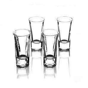 Gmark 2-Ounce Heavy Base Shot Glass Set, Whiskey Shot Glass 12-Pack GM2026