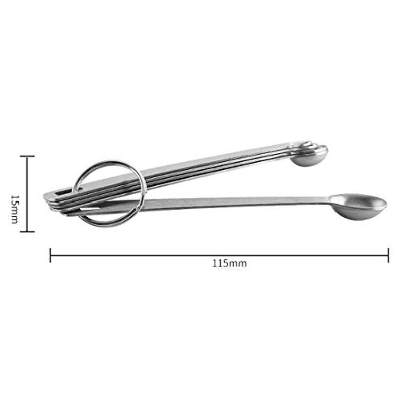 Mini Stainless Steel Measuring Spoons Set