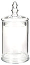 Mantello Decor Glass Apothecary Jars (Clear, Medium, Set of 3)