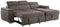 Homelegance Ferriday 98" x 66" Sectional Sleeper with Storage, Blue