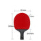 SSHHI 6 Star Table Tennis Bats,Ping Pong Paddle Professional,Comfortable Handle,Can Be Used for Indoor and Outdoor Game,Fashion/As Shown / 15.1×25.8CM