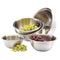 Kitchen Mission Stainless Steel Mixing Bowls 1.5,3,4, and 5 Quart. Plus Measuring Cup and Spoon Sets, Set of 6 (Complete Set)