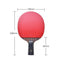 SSHHI Table Tennis Bats,Ping Pong Paddle Portable,Comfortable Handle,Suitable for Daily Training, Fashion/As Shown / 14.9×24.3cm