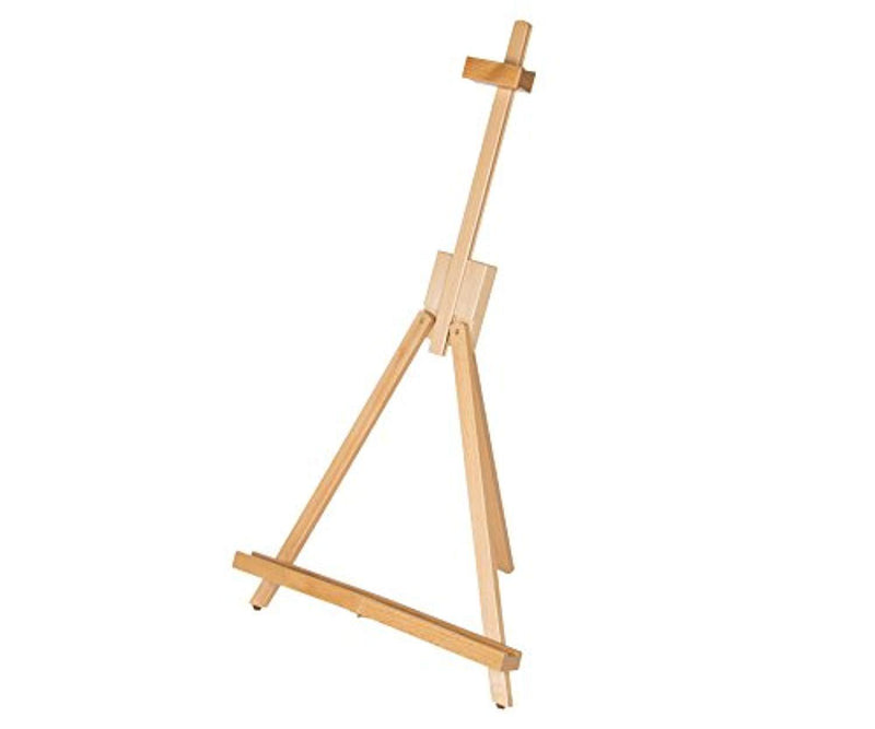 Adjustable 18 to 31-1/2 inch CONDA Medium Portable Beech Wood A-Frame Easel