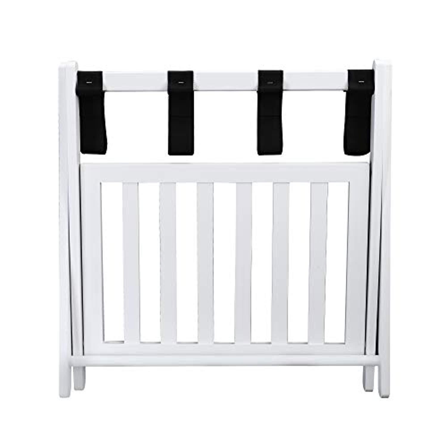 Casual Home 102-21 Shelf- White Luggage Rack