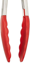 OTHERMAX Silicone Kitchen Tongs Set with Silicone Tips, Heavy Duty and Heat Resistant Cooking Tongs for BBQ, Salads,Grilling,Serving and Fish Turning