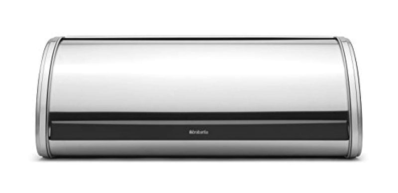 Brabantia Roll Top Bread Bin Matte Stainless Steel