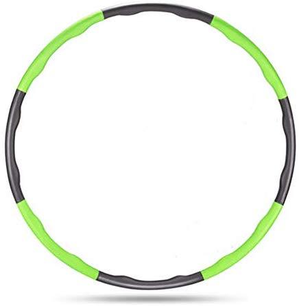 Auoxer Fitness Exercise Weighted Hoola Hoop, Lose Weight Fast by Fun Way to Workout, Fat Burning Healthy Model Sports Life, Detachable and Size Adjustable Design