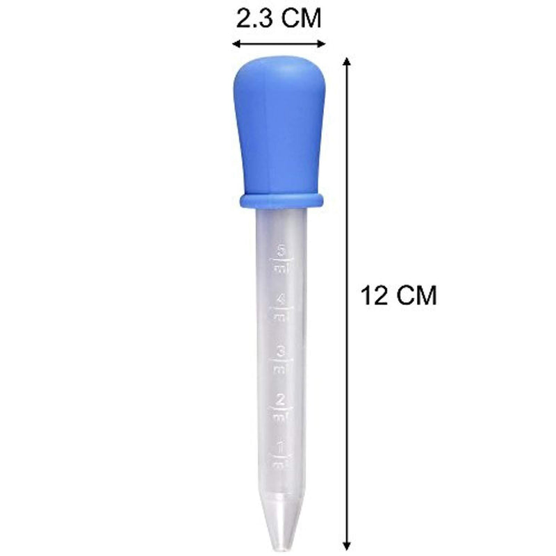 Coolrunner 5ML Clear Silicone Plastic Droppers Pipettes for Candy Molds, Gummy Mold and Crafts 6pcs