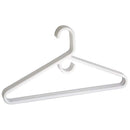 1InTheHome Heavy Duty White Hangers Tubular Plastic Hangers, Set of 24 (Heavy Duty)