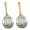 Indian Accent Pure Copper and Stainless Steel Serving Spoon 8" (Set of 2)