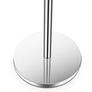 Naturous 430 Stainless Steel Toilet Paper Holder, Free Standing Lavatory Pedestal Toilet Paper Stand with Reserve