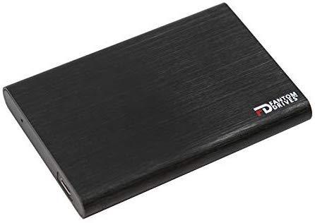 Fantom Drives 2TB Portable SSHD (Solid State Hybrid Drive) - USB 3.1 Gen 2 Type-C 10Gb/s - Black