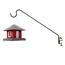 Ashman 12MM Black Deck Hook, Made of Premium Metal, Super Strong with 46-Inch Length and ideal for Bird Feeders, Plant Hangers, Hanging Baskets, Humming Bird Feeders attaches to deck railing