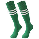 saounisi Unisex Tube Socks Stripe,2 Pairs Knee High Football Soccer Volleyball Baseball Cheerleading Team Socks