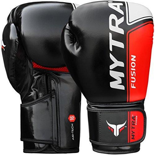 Mytra Fusion Boxing Gloves 10oz 12oz 14oz 16oz Boxing Gloves for Training Punching Sparring Punching Bag Boxing Bag Gloves Punch Bag Mitts