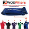 WODFitters Pull Up Assistance Bands - Stretch Resistance Band - Mobility Band - Powerlifting Bands, Durable Workout/Exercise Bands - Single Band or Set