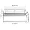 ODesign 2-in-1 Paper Towel Holder with Shelf for Kitchen Shower Bathroom SUS 304 Stainless Steel - No Drilling