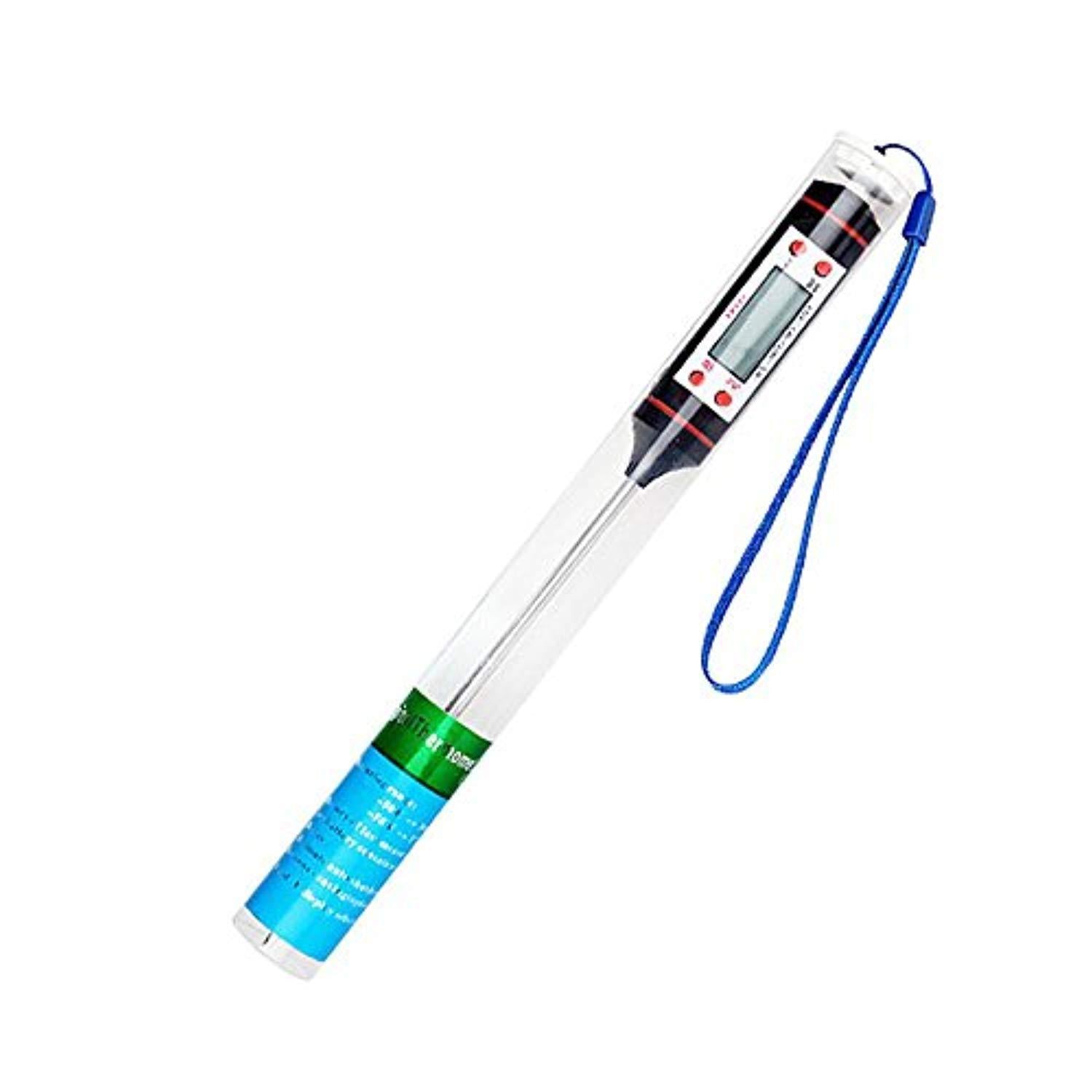 Meat Thermometer, Digital Meat Thermometer[5.9 Inch Long Probe] with Instant Read, LCD Screen, Hold Function for Kitchen Cooking Food Grill BBQ Meat Candy Milk Water