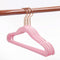 MIZGI Premium Kids Velvet Hangers (Pack of 50) with Copper/Rose Gold Hooks,Space Saving Ultra Thin,Non Slip Hangers use for Children's Skirt Dress Pants,Clothes Hangers by (Pink)