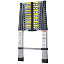 Xaestival EN131 15.5/12.5FT Telescoping Ladder Aluminum Telescopic Extension Tall Multi Purpose (15.5FT)