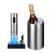 The Secura Premium Stainless Steel Electric Wine Bottle Opener and Ice Bucket Gift Set