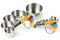 Bekith Stainless Steel Measuring Cups and Spoons Set, 10 Piece