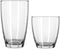 Circleware 44539 Smooth Huge Set of 12 Drinking Glasses & Whiskey Cups, Home & Kitchen Entertainment Glassware for Water, Beer, Juice, Ice Tea, Bar Beverage Gifts, 6-16oz & 6-13oz, Clear-Edition 12pc