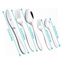 Royal 20-Piece Silverware Set - 18/10 Stainless Steel Utensils Forks Spoons Knives Set, Mirror Polished Cutlery Flatware Set