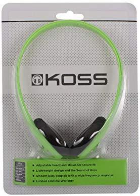 Koss KPH7 Lightweight Portable Headphone, Black