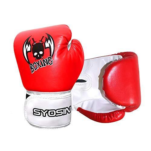 Echoss Kid Boxing Gloves 4 Oz Children Cartoon Sparring Boxing Toddler Training  Gloves PU Leather for Age 3 to 12 Years