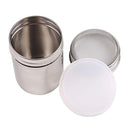 Neeshow Stainless Steel Chocolate Shaker Icing Sugar Powder Cocoa Flour Coffee Sifter Cooking Tools Lid Chocolate Shaker Cocoa(2-Pieces)