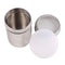 Neeshow Stainless Steel Chocolate Shaker Icing Sugar Powder Cocoa Flour Coffee Sifter Cooking Tools Lid Chocolate Shaker Cocoa(2-Pieces)