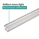 Monios-L 4FT LED Grow Light Full Spectrum 60W T5 High Output Integrated Fixture with Reflector Combo for Indoor Plants